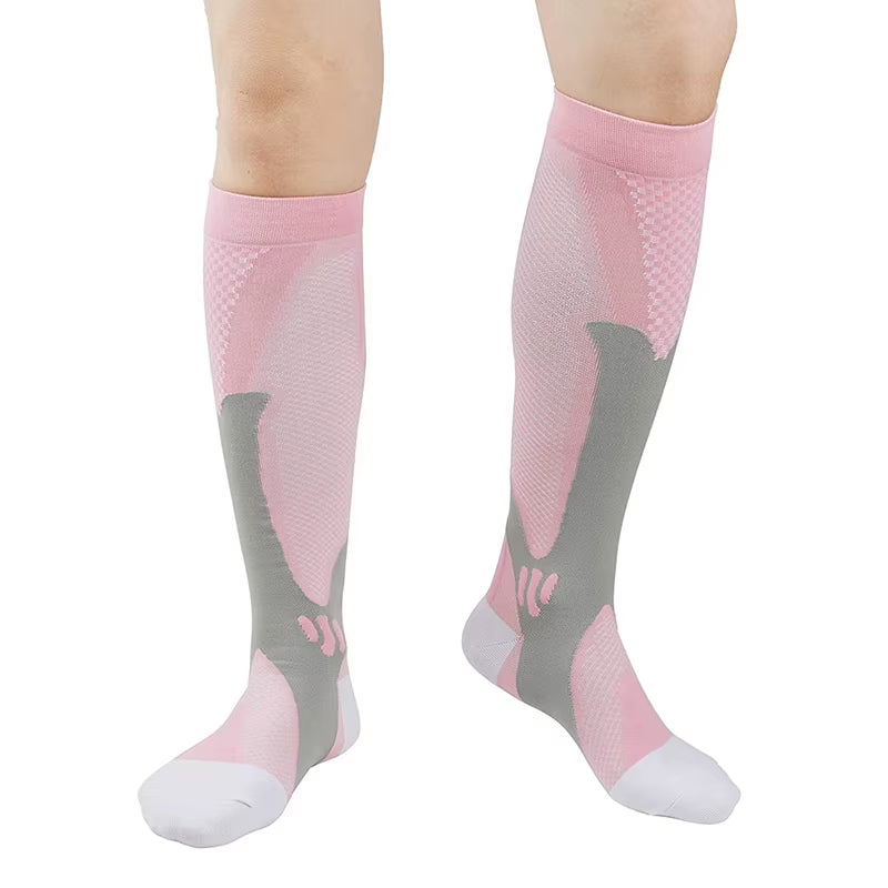 Medical Sport Compression Socks Men and Women 20-30Mmhg Run Nurse Socks for Varicose Veins Running Cycling Travel Socks